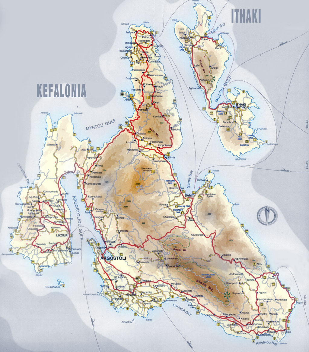 kefalonia maps